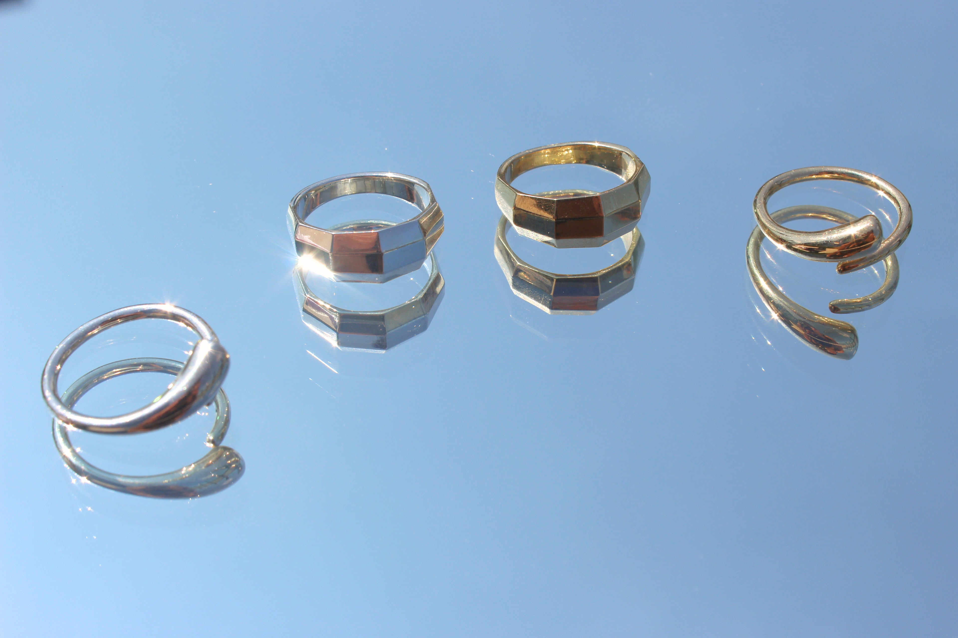 DISCO RING, silver