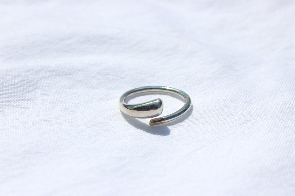 SWIRL RING, silver