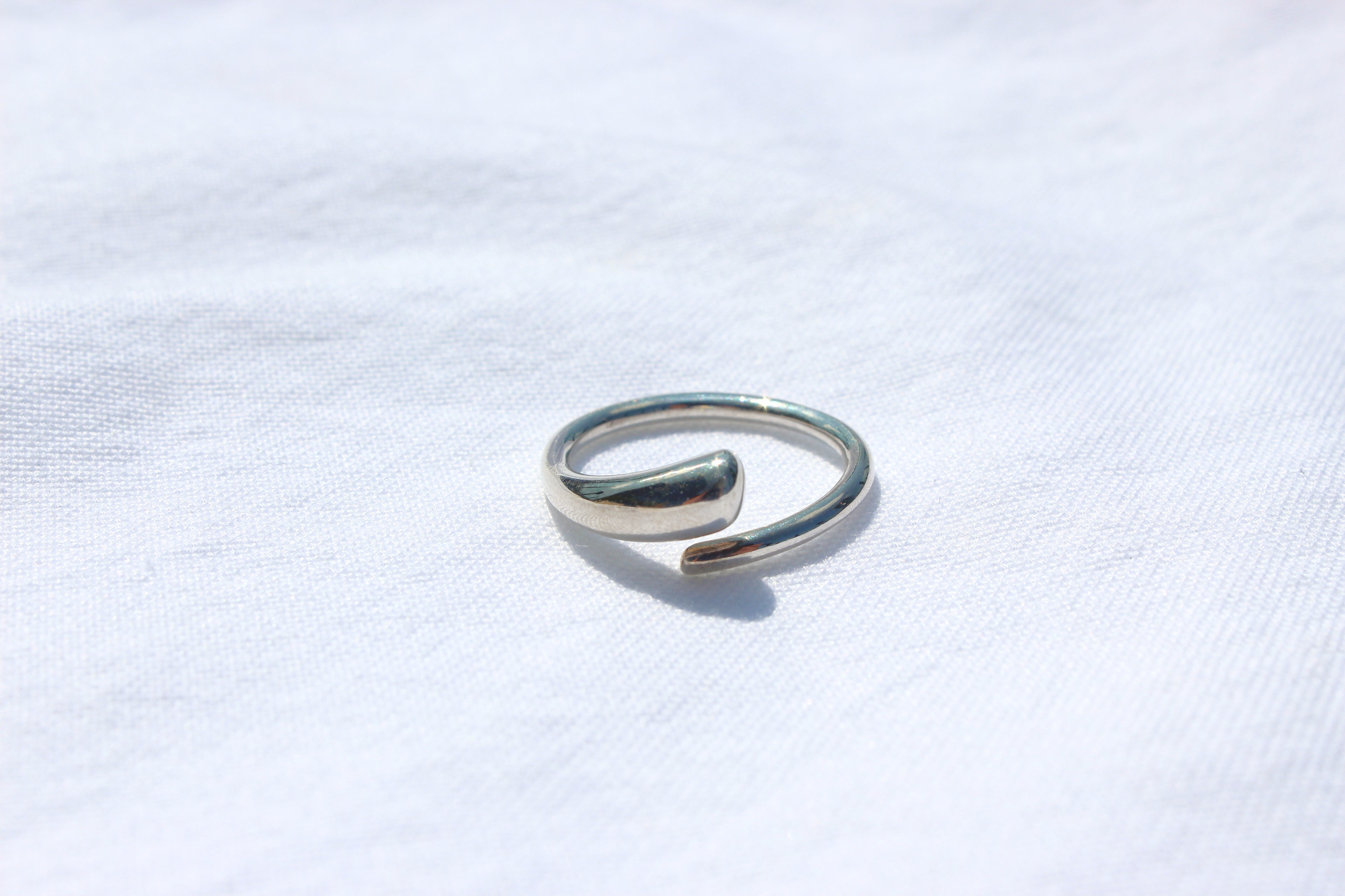 SWIRL RING, silver