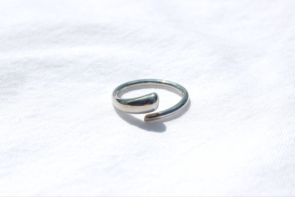 SWIRL RING, silver