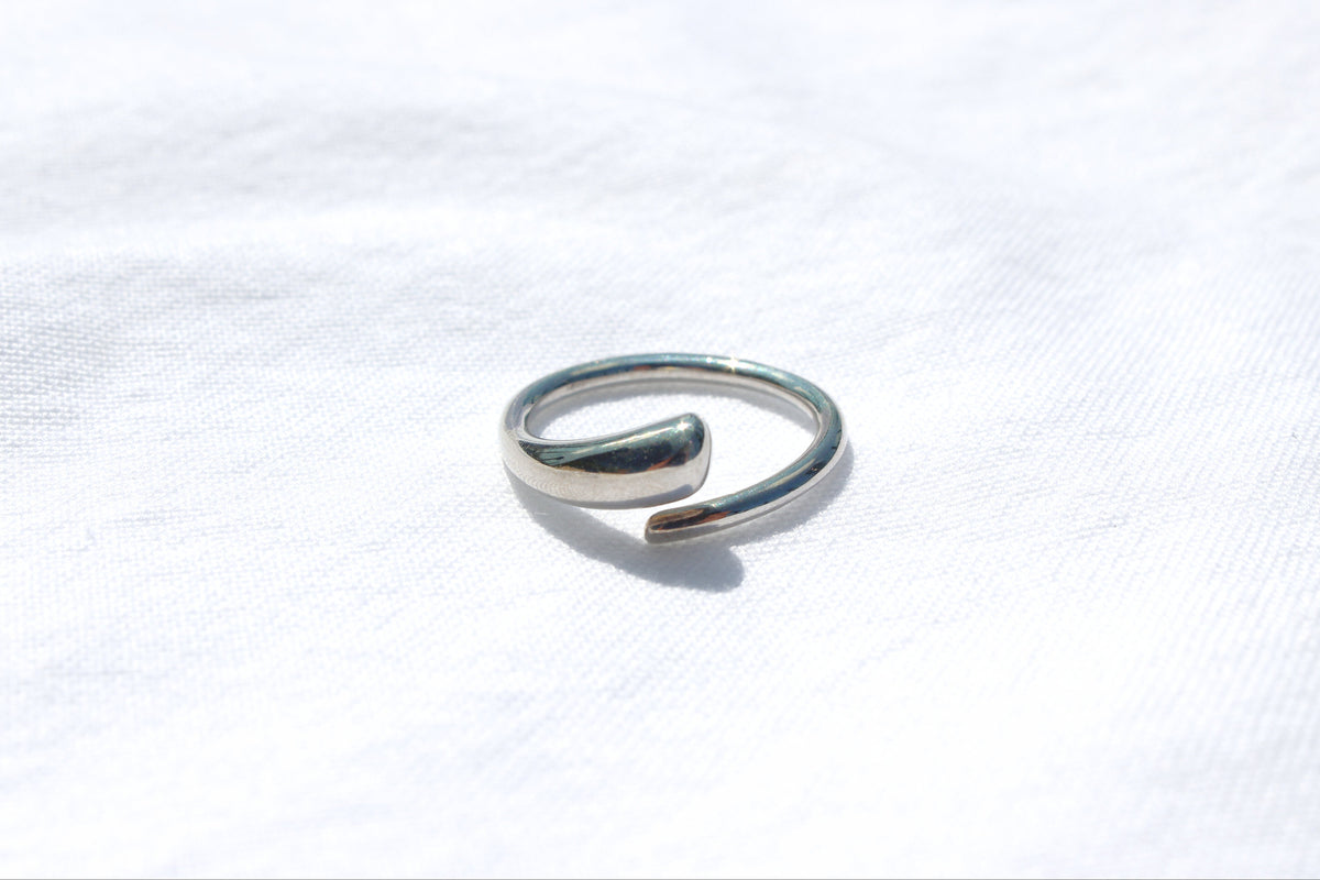 SWIRL RING, silver