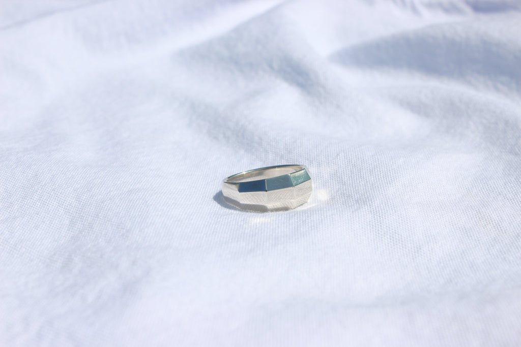 DISCO RING, silver