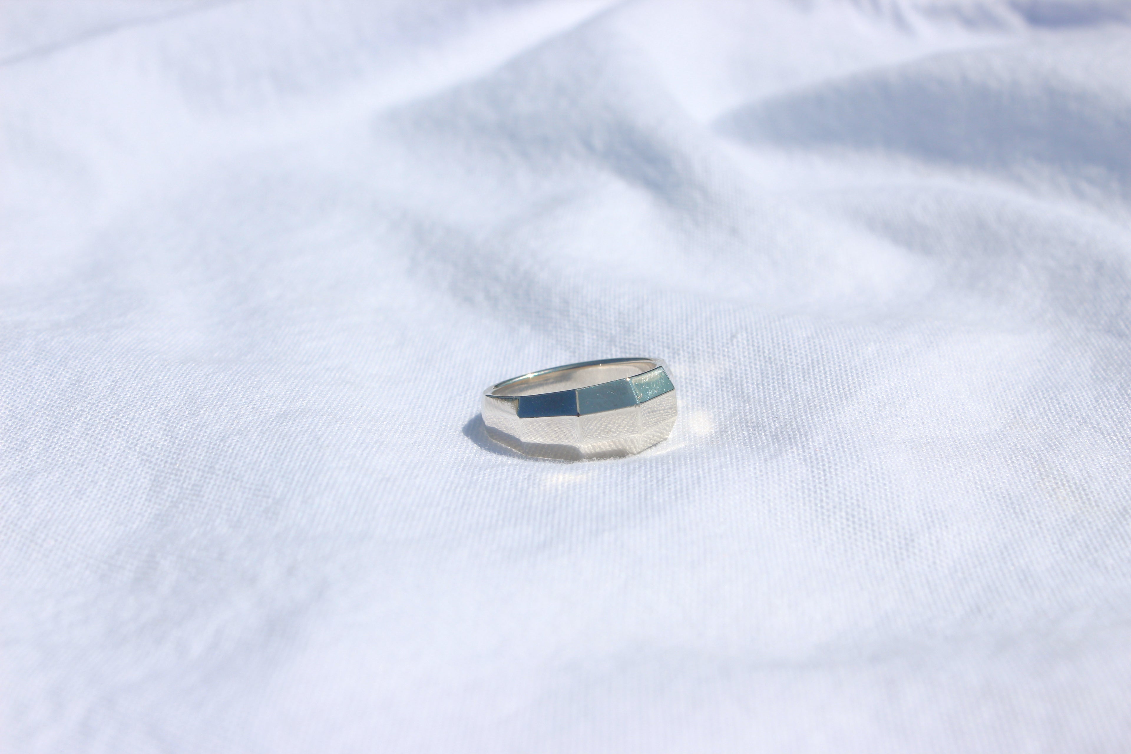 DISCO RING, silver