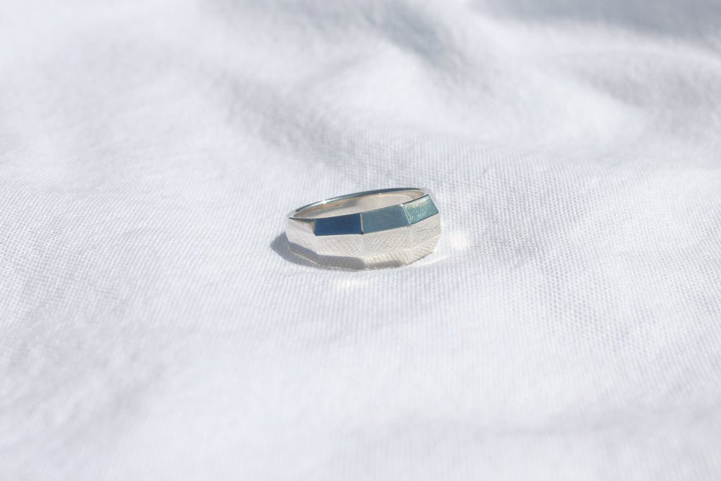 DISCO RING, silver
