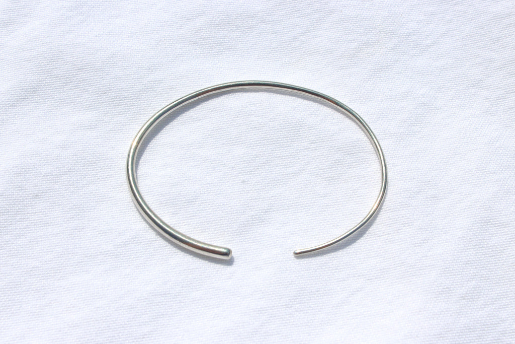 SWIRL CUFF, silver