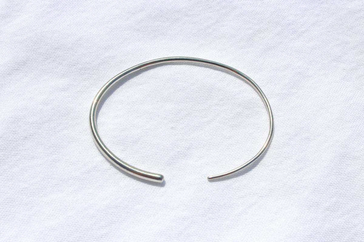SWIRL CUFF, silver