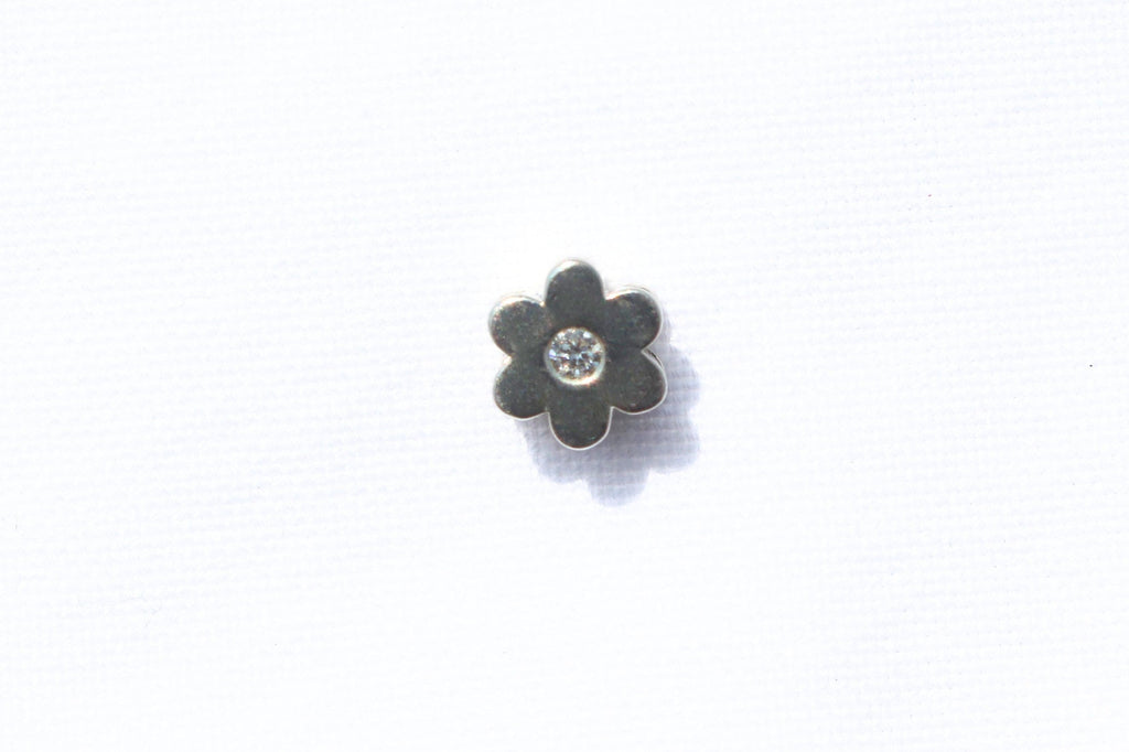 DAISY CHARM, silver