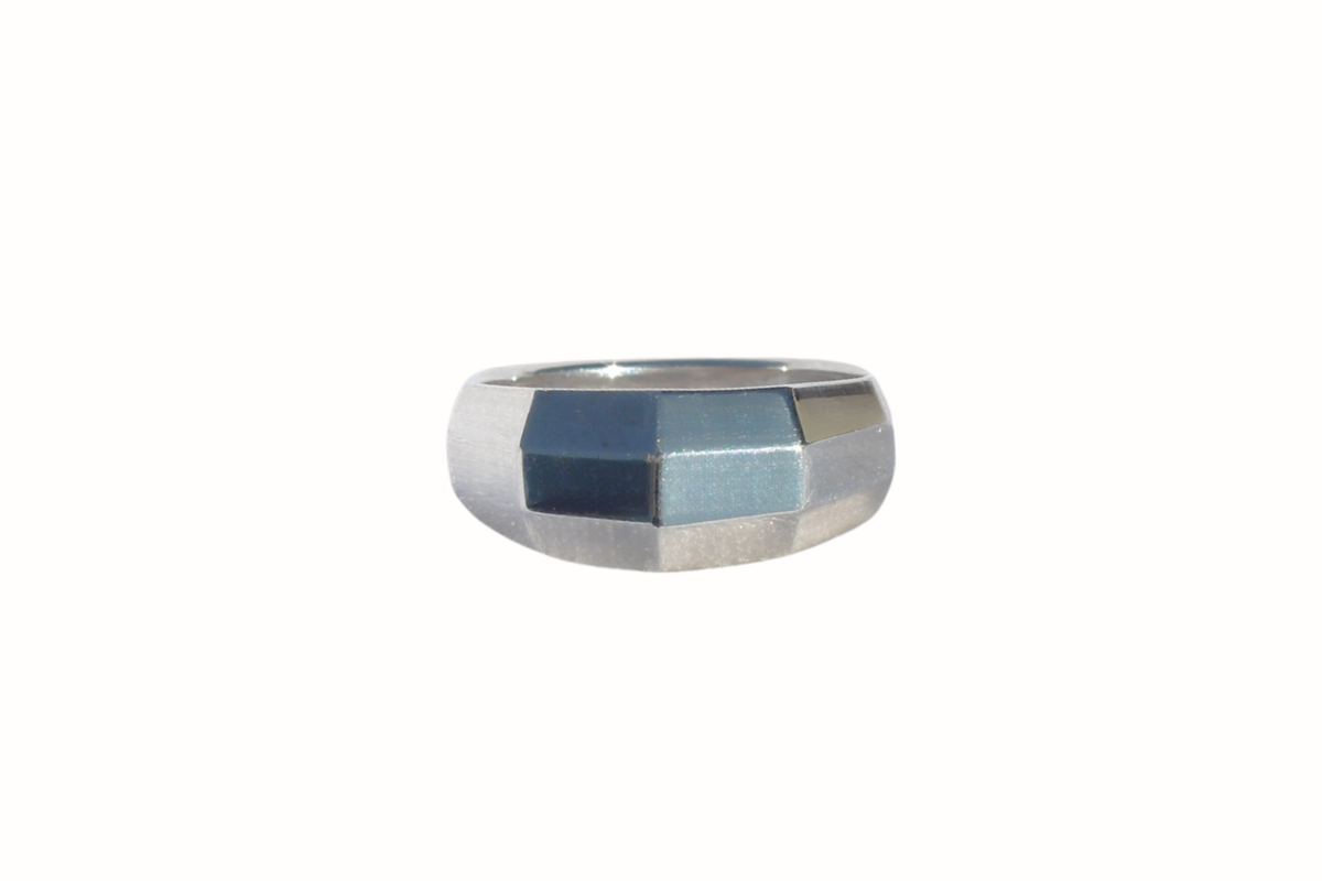 DISCO RING, silver