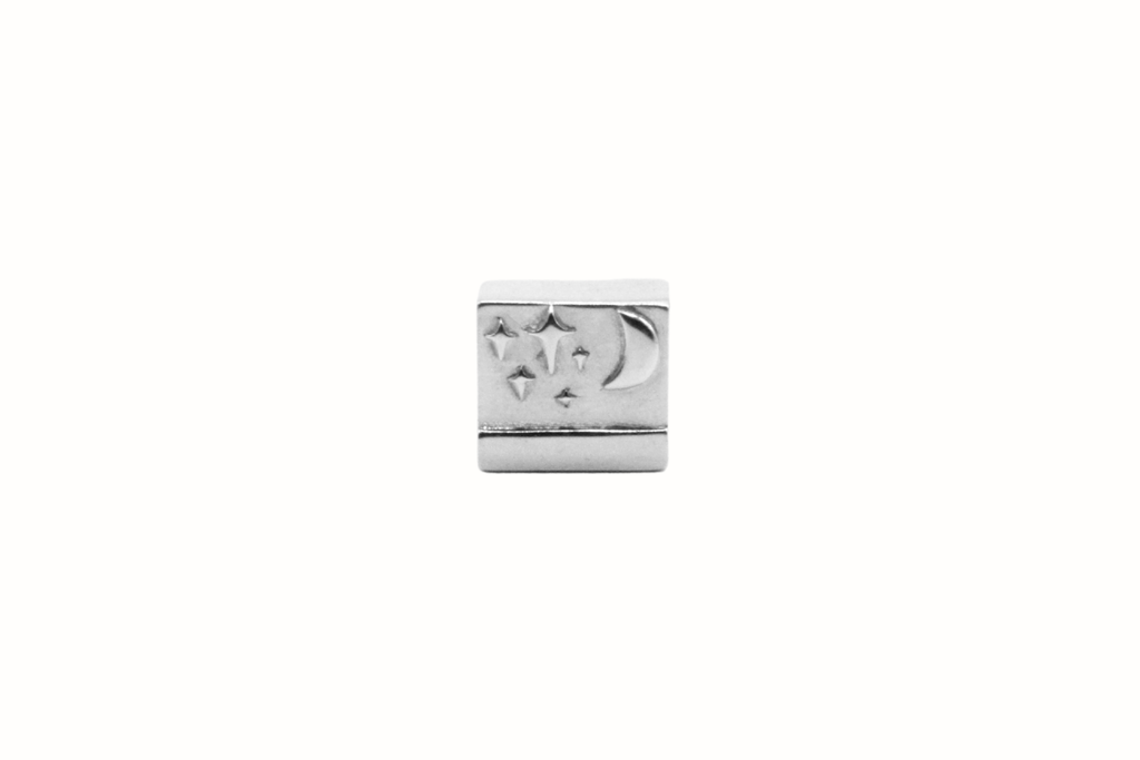DAY AND NIGHT CHARM, silver