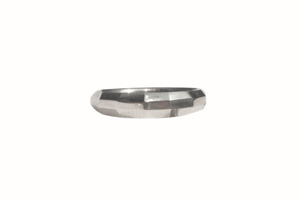 STACKER DISCO RING, silver